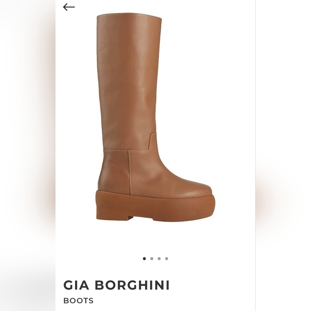 Gia Borghini Brown Leather Boots.sz 38